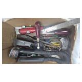 Solder Gun, Hacksaw, Various Tools