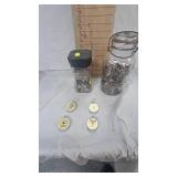 2 Jars of assorted Keys