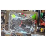 Treasure Trove Tins, Cap Gun, Extention Cords, Etc