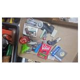 Treasure Trove Tins, Cap Gun, Extention Cords, Etc
