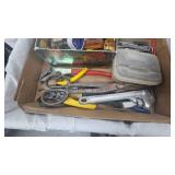 Lot of Various Tools, Rubber Boots, Size 9