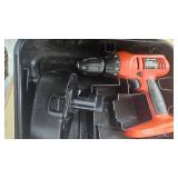 Black N Decker Power Drill, Battery, Charger