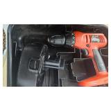 Black N Decker Power Drill, Battery, Charger