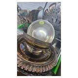Small Loaf Pans and Plated Silver Dishes