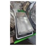 Small Loaf Pans and Plated Silver Dishes