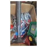 Horseshoes, image transit, pipe wrenches, and pliers