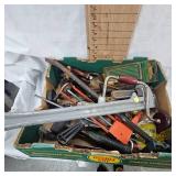 24" Pipe Wrench, Hand Drill, Misc