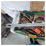 24" Pipe Wrench, Hand Drill, Misc