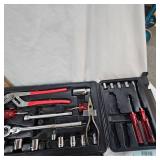 Lot of Tool Box, Sockets, Etc