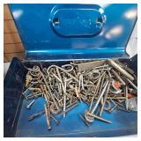 Handtool Lot with 2 Metal Toolboxes