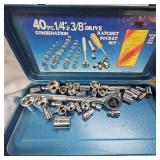 Sockets, Roll Pins, Pry Bar, Assorted Wrenches