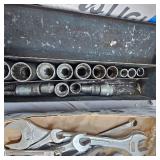 Sockets, Roll Pins, Pry Bar, Assorted Wrenches
