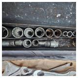 Sockets, Roll Pins, Pry Bar, Assorted Wrenches