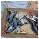 Pair of Multi Function Knives and Clamps
