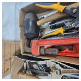 Lot of Steel Hmmers, Rubber Mallet, Wrenches