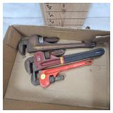 Lot of Three Pipewrenches