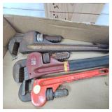 Lot of Three Pipewrenches