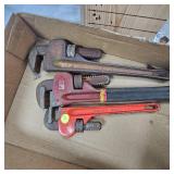 Lot of Three Pipewrenches