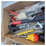 Lot of Several Crescent Wrenches, Hammer, Etc