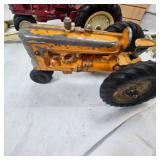Lot of 4 Tractors, Hubley Jr, 2 International, and Allis