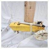 Nelson Tractor Sprinkler and Bucket of Screwdrivers