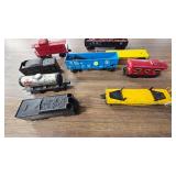 Lot of 9 Lionel Box Cars, Caboose, Etc