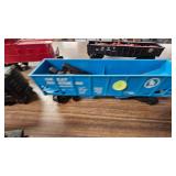 Lot of 9 Lionel Box Cars, Caboose, Etc