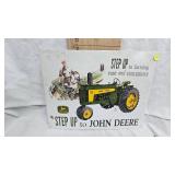 John Deere Tin Lith Sign