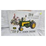 John Deere Tin Lith Sign