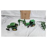 1:32, Pair of John Deere Tractors and Attachments