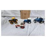 1:32 2 Ford Tractors, 1 Case, and 1 Versatile
