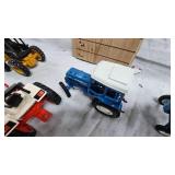 1:32 2 Ford Tractors, 1 Case, and 1 Versatile