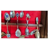 Deluxe Trunk Organizer and Souvineer Spoons with Display