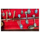 Deluxe Trunk Organizer and Souvineer Spoons with Display