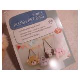 (EW6) 3 - 4-In-1 Plush Pet Bags...