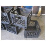 (BS) 5 Plastic Milk Crates...