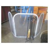(EW2) Fireplace Tool Set with Stand...