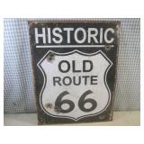 (G-1) Historic Old Route 66 Tin Sig...