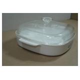 Vintage Corning Ware Blue Cornflower Casserole Dish - 10x10x2"
