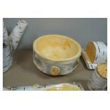 Vintage Department 56 "Birch Bark" Ceramic Dinner Set