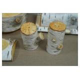 Vintage Department 56 "Birch Bark" Ceramic Dinner Set