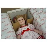 Vintage Danbury Mint Shirley Temple "Stand Up and Cheer" Porcelain Doll