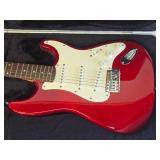 Nice Condition FENDER Squire Strat Electric Guitar w/Case