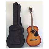 Vintage AQUARIUS Acoustic Guitar Model 887 w/Case