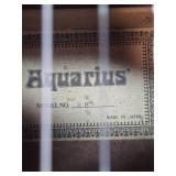 Vintage AQUARIUS Acoustic Guitar Model 887 w/Case