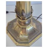 Quality Pair of Tall STIFFEL Brass Table Lamps