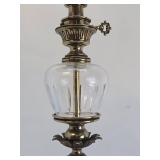 Quality Pair of Tall STIFFEL Brass Table Lamps