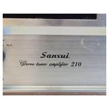 Working Vintage SANSUI Model 210 Stereo Tuner Amplifier