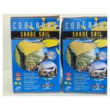 2 Brand New COOLAROO Shade Sail Canopies