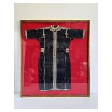 Excellent Old Antique Handmade Dress - Professionally Framed